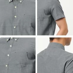 Allegra K Men's Summer Formal Solid Color Button Down Short Sleeves Dress Shirt 69 Allegra K Men's Summer Formal Solid Color Button Down Short Sleeves Dress Shirt