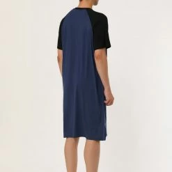 Allegra K Men's Nightshirt Nightwear Raglan Sleeves Comfy Lounge Soft Pajamas Loose Sleep Shirt Nightgown 56 Allegra K Men's Nightshirt Nightwear Raglan Sleeves Comfy Lounge Soft Pajamas Loose Sleep Shirt Nightgown