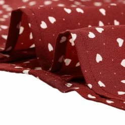 Allegra K Women's Puff Long Sleeve Blouse Heart Polka Dots Button Up Shirts