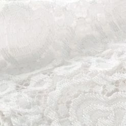 Allegra K Women's Elegant Ruffled Sleeve Tie Front Lace Bolero Shrug Top