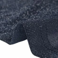 Allegra K Women's Cardigan Sheer Sparkle Metallic Glitter Open Front Shrug Tops