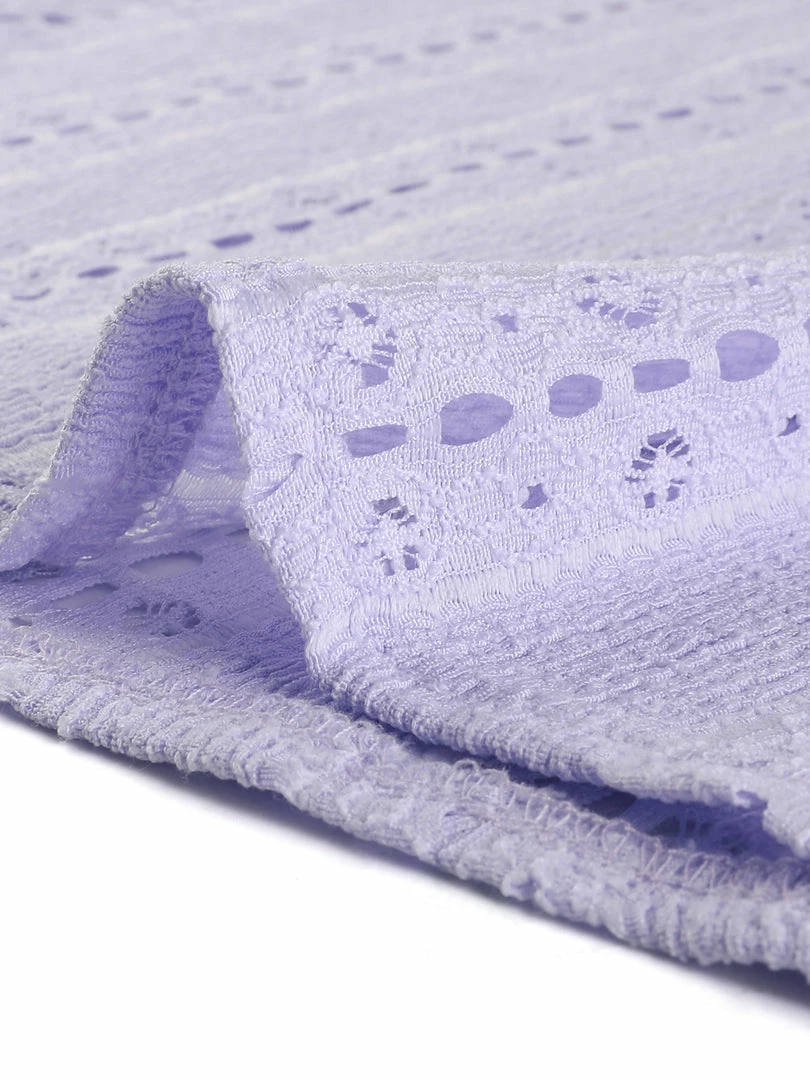 Allegra K Women's Ruffle 3/4 Sleeve Solid Button Front Eyelet Embroidery Blouse 9 Allegra K Women's Ruffle 3/4 Sleeve Solid Button Front Eyelet Embroidery Blouse