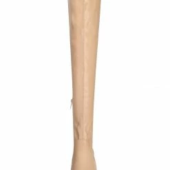 Allegra K Women's Platform Wedge Chunky Heels Over The Knee Thigh High Boots Shoes