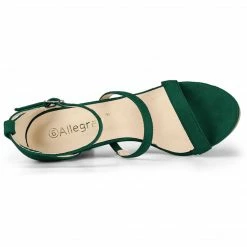 Allegra K YFL514-1 Women Open Toe Triple Straps Stiletto High Heel Sandals Shoes 67 Allegra K YFL514-1 Women Open Toe Triple Straps Stiletto High Heel Sandals Shoes