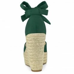 Allegra K Women's Espadrilles Tie Up Ankle Strap Wedge Sandals 66 Allegra K Women's Espadrilles Tie Up Ankle Strap Wedge Sandals