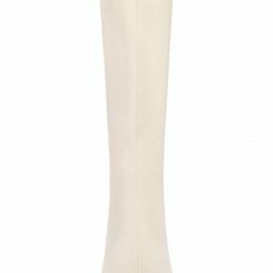 Allegra K Women's Round Toe Block Heels Knee High Boots