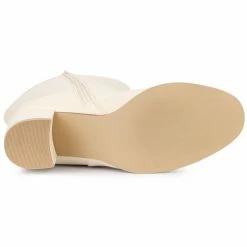 Allegra K Women's Round Toe Block Heels Knee High Boots