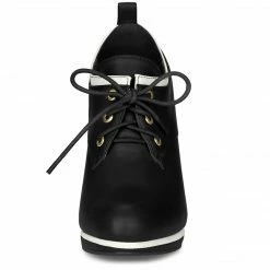 Allegra K Women's Platform Lace Up Chunky Heels Ankle Boots Shoes 30 Allegra K Women's Platform Lace Up Chunky Heels Ankle Boots Shoes