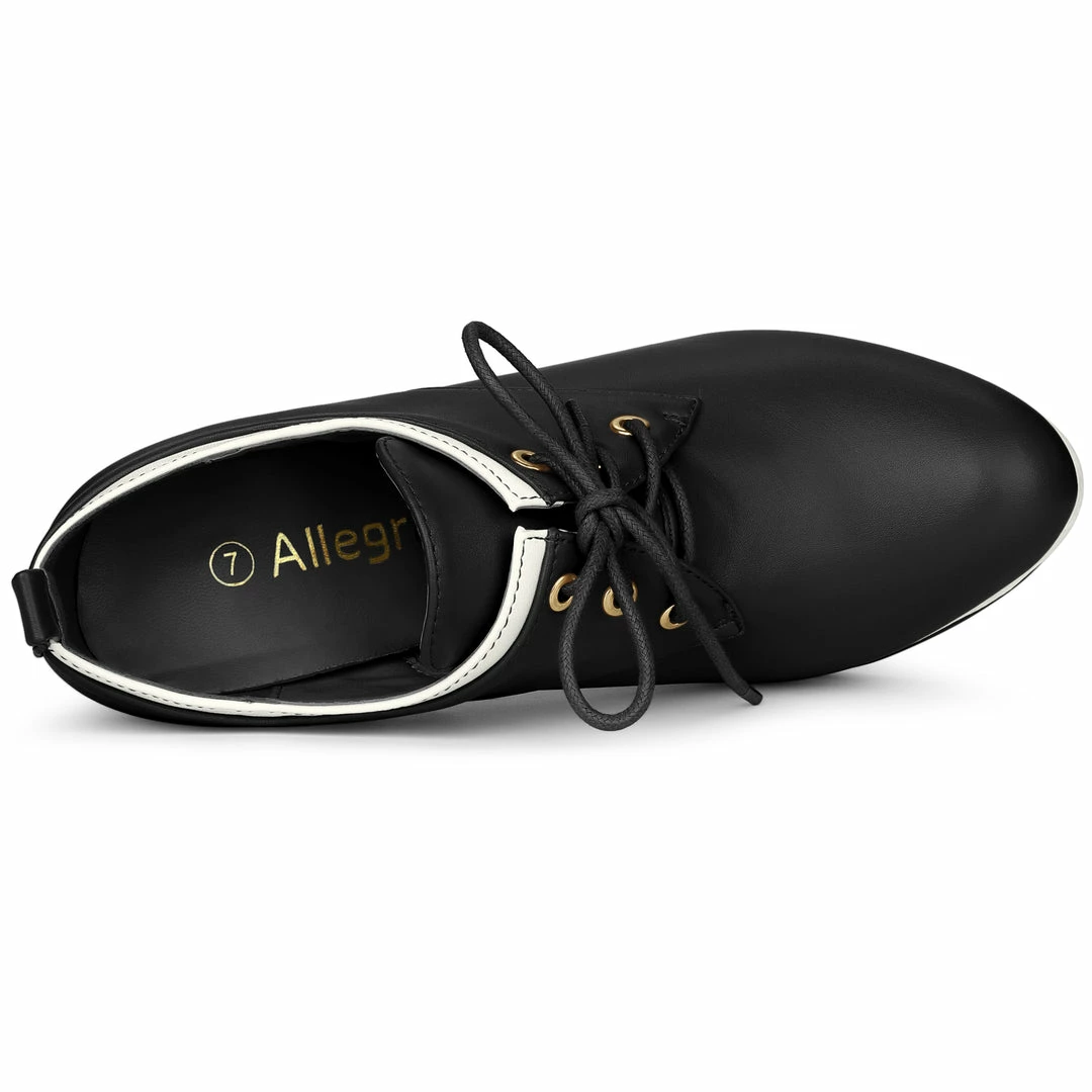 Allegra K Women's Platform Lace Up Chunky Heels Ankle Boots Shoes 14 Allegra K Women's Platform Lace Up Chunky Heels Ankle Boots Shoes