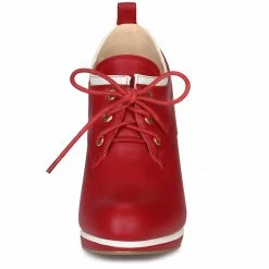 Allegra K Women's Platform Lace Up Chunky Heels Ankle Boots Shoes 36 Allegra K Women's Platform Lace Up Chunky Heels Ankle Boots Shoes