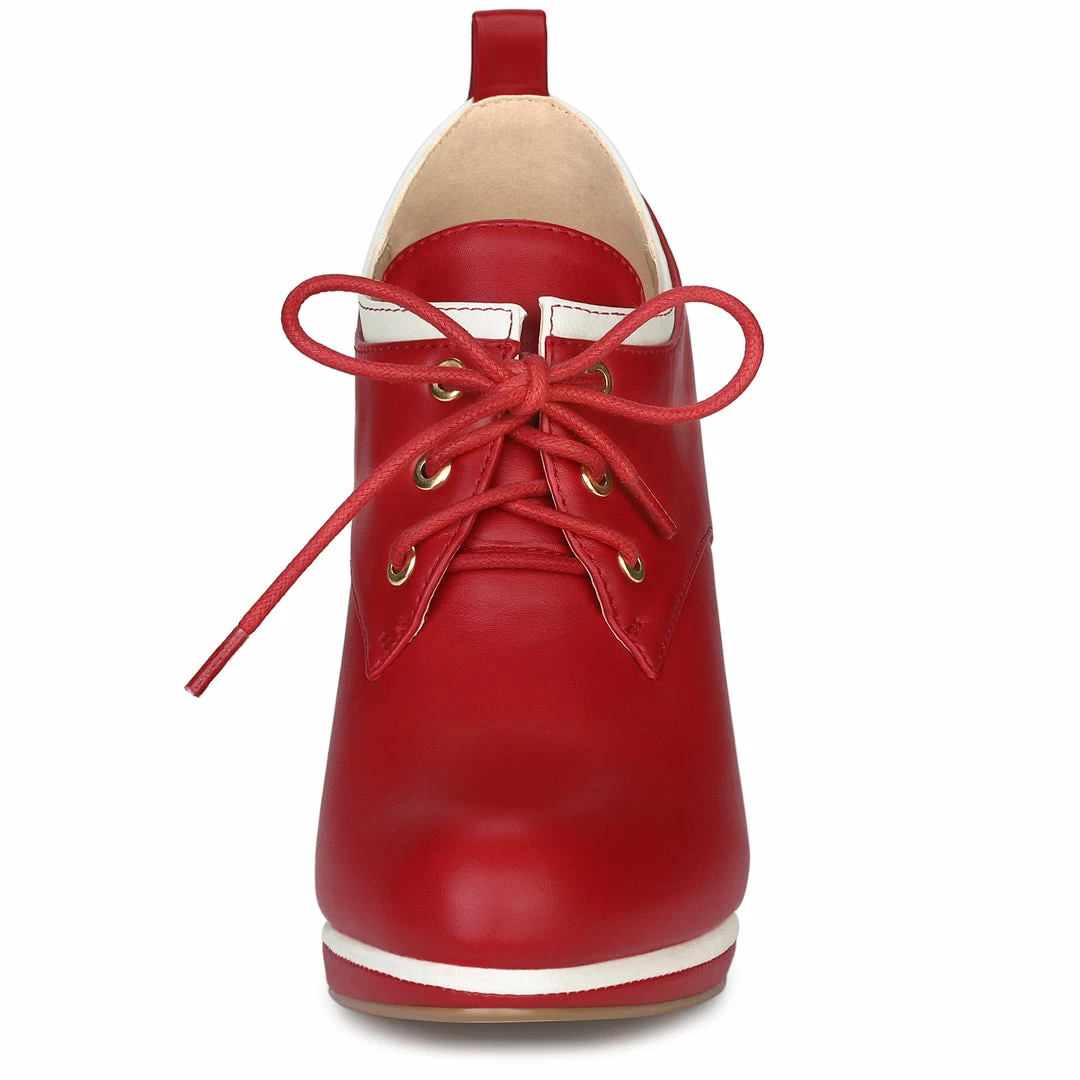 Allegra K Women's Platform Lace Up Chunky Heels Ankle Boots Shoes 18 Allegra K Women's Platform Lace Up Chunky Heels Ankle Boots Shoes