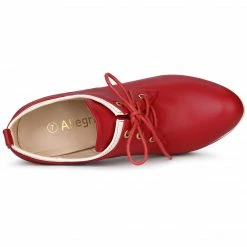 Allegra K Women's Platform Lace Up Chunky Heels Ankle Boots Shoes 38 Allegra K Women's Platform Lace Up Chunky Heels Ankle Boots Shoes