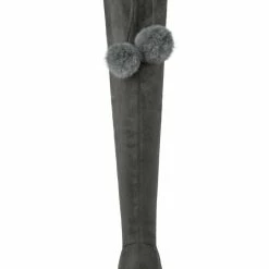 Allegra K Women's Lace Up Chunky Heels Over The Knee High Boots Shoes 26 Allegra K Women's Lace Up Chunky Heels Over The Knee High Boots Shoes