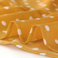 Allegra K Women's Dots Print Square Neck Ruffle Hem Short Sleeve Above Knee Casual Dress 51 Allegra K Women's Dots Print Square Neck Ruffle Hem Short Sleeve Above Knee Casual Dress