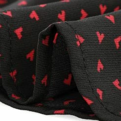 Allegra K Women's Ruffle Hem Sweetheart Neck Heart Tie Front Flare Mini Dress