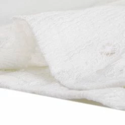 Allegra K Women's Peplum Top Long Sleeve Solid Lace Blouse