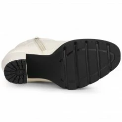 Allegra K Women's Platform Buckle Lace Up Block Heel Ankle Boot