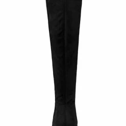 Allegra K Women's Side Zipper Chunky Heels Knee High Boots
