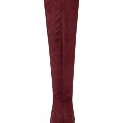 Allegra K Women's Side Zipper Chunky Heels Knee High Boots