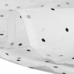 Allegra K Women's Chiffon Top Lace Ruffled Tie Neck Polka Dots Bell Sleeve Blouse 15 Allegra K Women's Chiffon Top Lace Ruffled Tie Neck Polka Dots Bell Sleeve Blouse