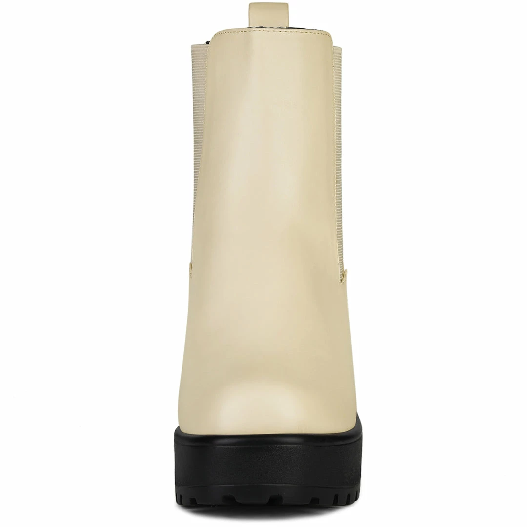 Allegra K Women's Platform Chunky Heel Chelsea Ankle Boots Combat Boots Shoes 6 Allegra K Women's Platform Chunky Heel Chelsea Ankle Boots Combat Boots Shoes