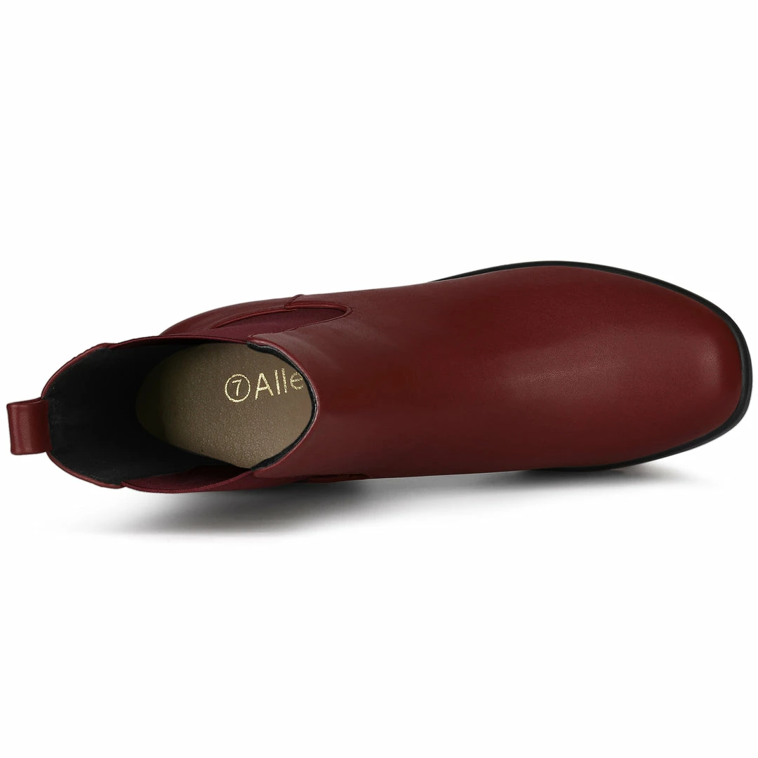 Allegra K Women's Platform Chunky Heel Chelsea Ankle Boots Combat Boots Shoes 20 Allegra K Women's Platform Chunky Heel Chelsea Ankle Boots Combat Boots Shoes