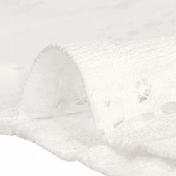 Allegra K Women's Ruffle V Neck Ruffle Front Hollow Out Long Sleeve Tops