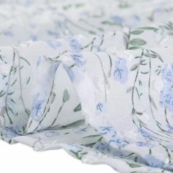 Allegra K Women's Floral Print Ruffle Collar Keyhole Front Long Sleeve Chiffon Tops