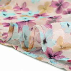 Allegra K Women's V Neck Floral Jacquard Semi-Sheer Sleeve Ruffled Neck Sweet Chiffon Blouse 17 Allegra K Women's V Neck Floral Jacquard Semi-Sheer Sleeve Ruffled Neck Sweet Chiffon Blouse