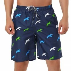 Allegra K Men's Summer Swim Shorts Elastic Waist Drawstring Color Block Striped Board Shorts 27 Allegra K Men's Summer Swim Shorts Elastic Waist Drawstring Color Block Striped Board Shorts