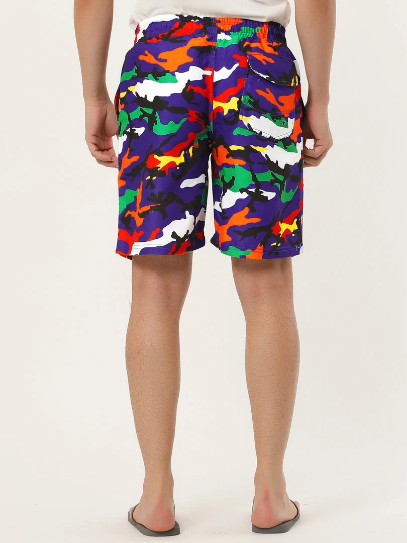 Allegra K Men's Summer Swim Shorts Elastic Waist Drawstring Color Block Striped Board Shorts 8 Allegra K Men's Summer Swim Shorts Elastic Waist Drawstring Color Block Striped Board Shorts