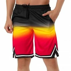 Allegra K Men's Summer Swim Shorts Color Block Drawstring Printed Boardshorts 46 Allegra K Men's Summer Swim Shorts Color Block Drawstring Printed Boardshorts