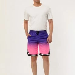 Allegra K Men's Summer Swim Shorts Color Block Drawstring Printed Boardshorts 36 Allegra K Men's Summer Swim Shorts Color Block Drawstring Printed Boardshorts