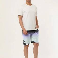 Allegra K Men's Summer Swim Shorts Color Block Drawstring Printed Boardshorts 31 Allegra K Men's Summer Swim Shorts Color Block Drawstring Printed Boardshorts