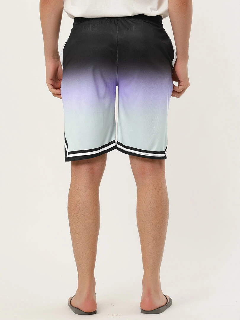 Allegra K Men's Summer Swim Shorts Color Block Drawstring Printed Boardshorts 8 Allegra K Men's Summer Swim Shorts Color Block Drawstring Printed Boardshorts