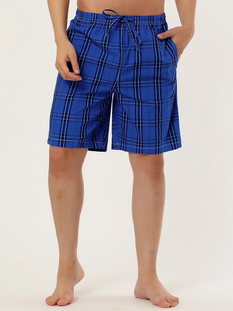 Allegra K Men's Sleepwear Striped Shorts Elastic Waist Lounge Pajama Bottoms 9 Allegra K Men's Sleepwear Striped Shorts Elastic Waist Lounge Pajama Bottoms