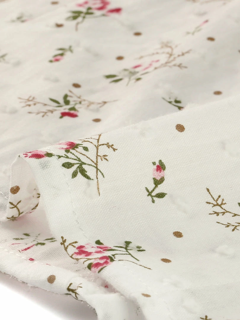 Allegra K Women's Floral Print Blouse Lace Trim 3/4 Sleeve V Neck Cotton Faux Wrap Top 9 Allegra K Women's Floral Print Blouse Lace Trim 3/4 Sleeve V Neck Cotton Faux Wrap Top