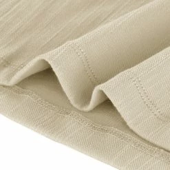 Women Allegra K Half Placket Long Sleeve Short Shirt Dress With Belt