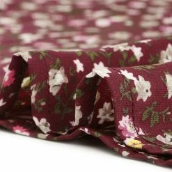 Allegra K Women's Contrast Collar Short Sleeve Belt Shirt Dress