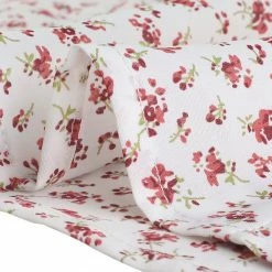 Allegra K Women's 3/4 Flare Sleeve Floral Ruffle V Neck Chiffon Blouse Top