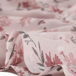 Allegra K Women's Long Sleeve Ruffle Floral Peplum Top Chiffon Blouse