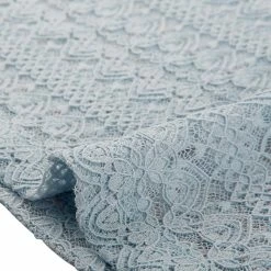 Allegra K Women's Lace Embroidery Semi Sheer Vintage Puff Sleeve Top