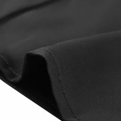 Allegra K Women's Contrast Collar Tie Ruffle Front Button Short Sleeve Work Shirt