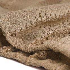 Allegra K Women's Cardigans Tie Waist Sheer Long Sleeve Crochet Shrug Top