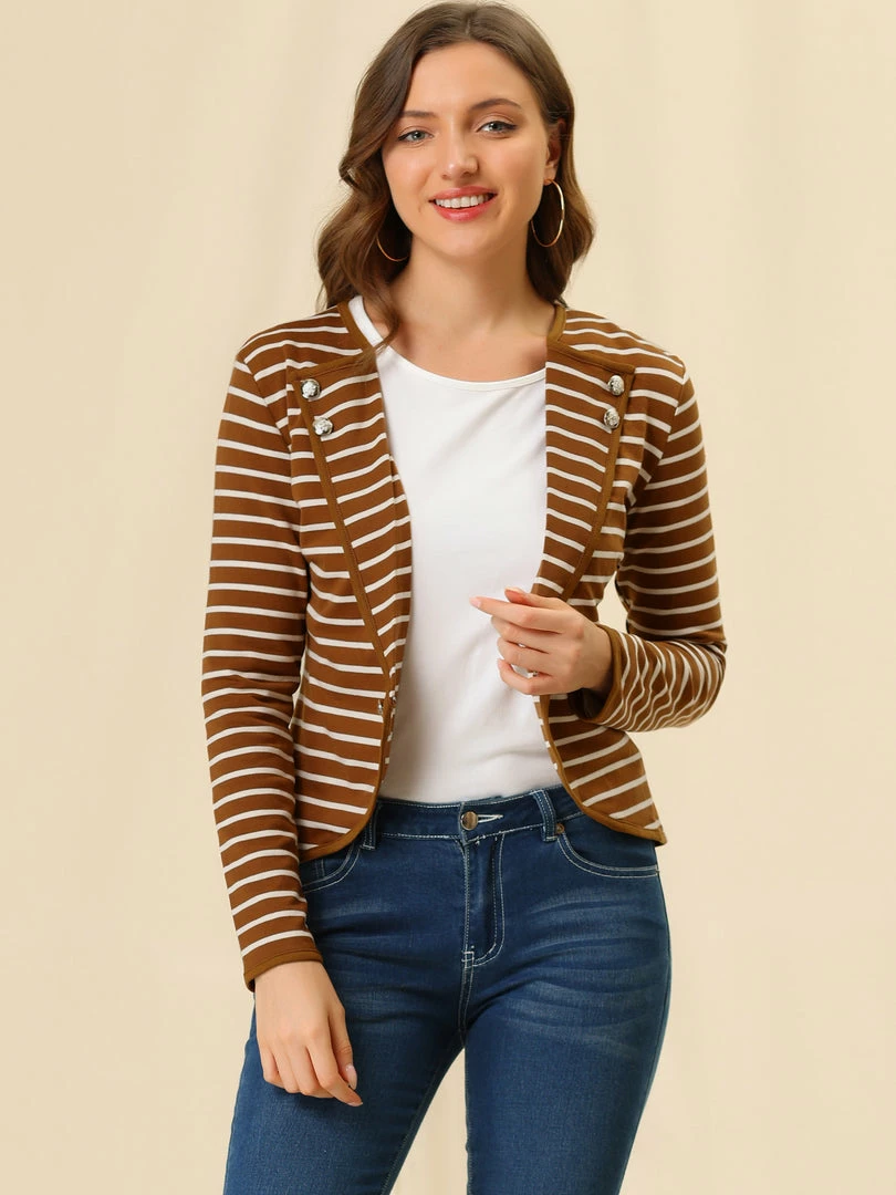 Women Allegra K Shawl Collar Blazer With Hook-eye Closure 28 Women Allegra K Shawl Collar Blazer With Hook-eye Closure