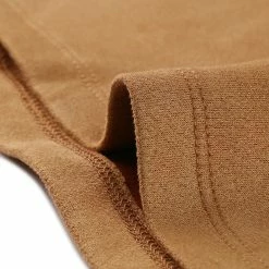 Allegra K Women's Faux Suede Lapel Neck Long Sleeve A-Line Dress