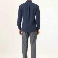 Allegra K Men's Dress Shirt Long Sleeve Classic Solid Color Slim Fit Button Down Shirt 98 Allegra K Men's Dress Shirt Long Sleeve Classic Solid Color Slim Fit Button Down Shirt