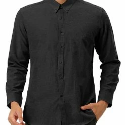 Allegra K Men's Dress Shirt Long Sleeve Classic Solid Color Slim Fit Button Down Shirt 76 Allegra K Men's Dress Shirt Long Sleeve Classic Solid Color Slim Fit Button Down Shirt