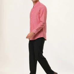 Allegra K Men's Dress Shirt Long Sleeve Classic Solid Color Slim Fit Button Down Shirt 91 Allegra K Men's Dress Shirt Long Sleeve Classic Solid Color Slim Fit Button Down Shirt