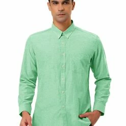 Allegra K Men's Dress Shirt Long Sleeve Classic Solid Color Slim Fit Button Down Shirt 71 Allegra K Men's Dress Shirt Long Sleeve Classic Solid Color Slim Fit Button Down Shirt